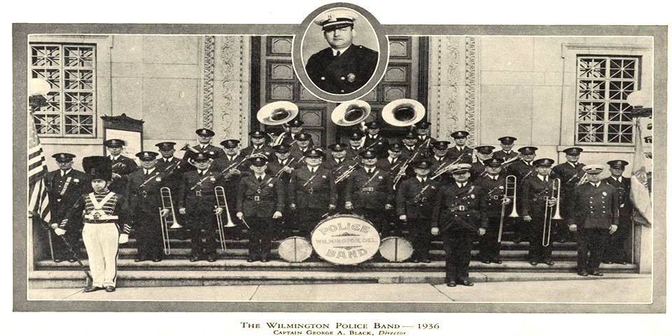 POLICE BAND IN WILMINGTON DELAWARE 1936