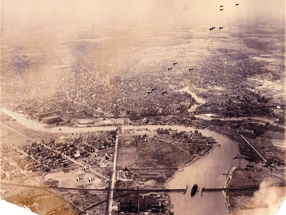 Planes over Wilmington Delaware on 5-29-1931