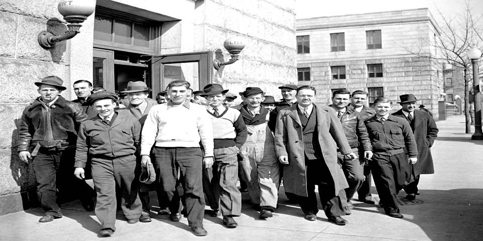 Police Station blue law arrestees in Wilmington Delaware 1941