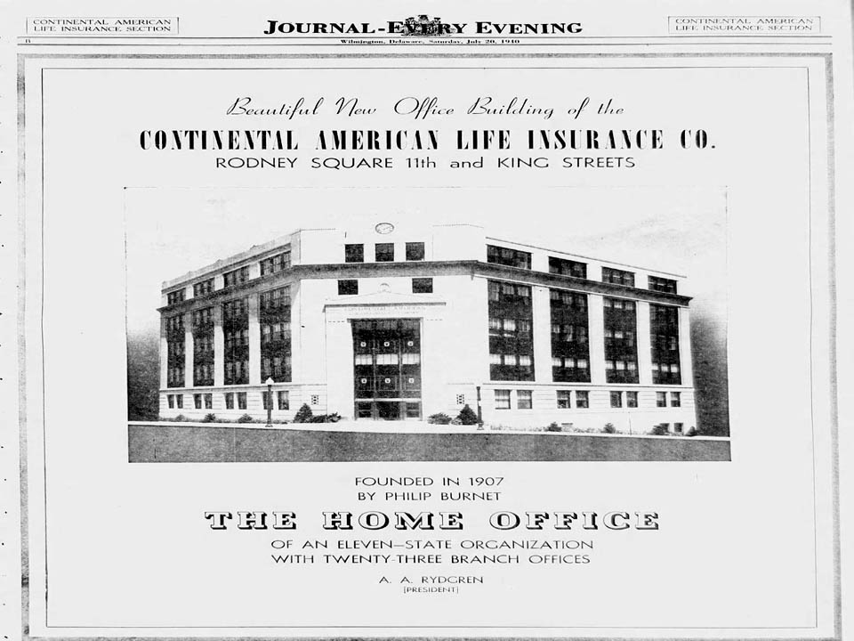 Post Office in Wilmington Delaware on 7-20-1940