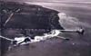 Plane aerial photo of Augustine Beach Delaware circa early 1900s - 2