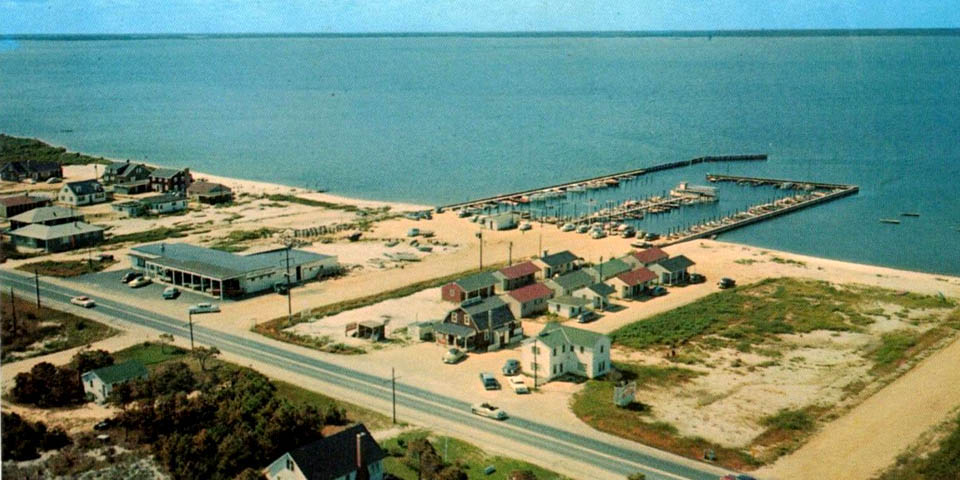 Rainbow Cove motel in Dewey Beach Delaware circa 1950s - 2