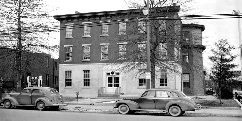 Red Cross building on Delaware Ave in Wilmington Delaware 1940s
