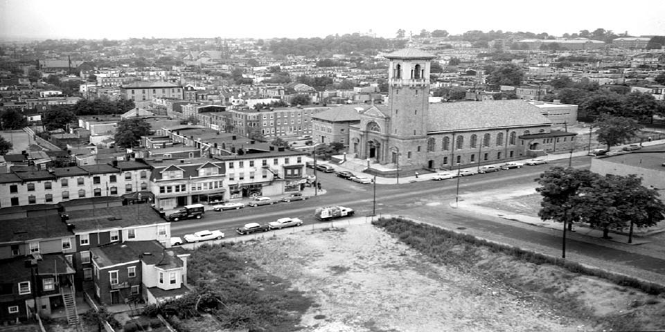 SAINT PAULS CATHOLIC CHURCH at 4th and JACKSON STREET IN WILMINGTON DELAWARE 1950s