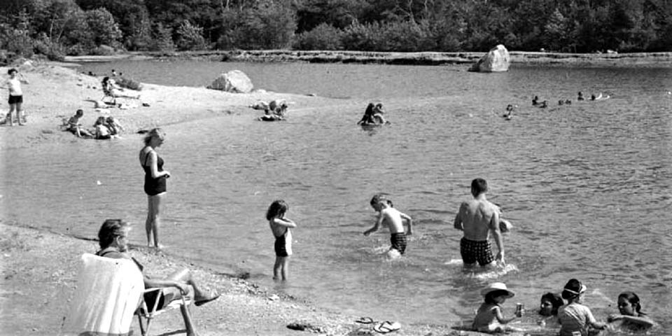Sand Pit in Hockessin Delaware off of Yorklyn Road circa early 1960s