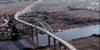 Saint Georges Bridge over the Chesapeake and Delaware Canal in Saint Georges Delaware 1950s