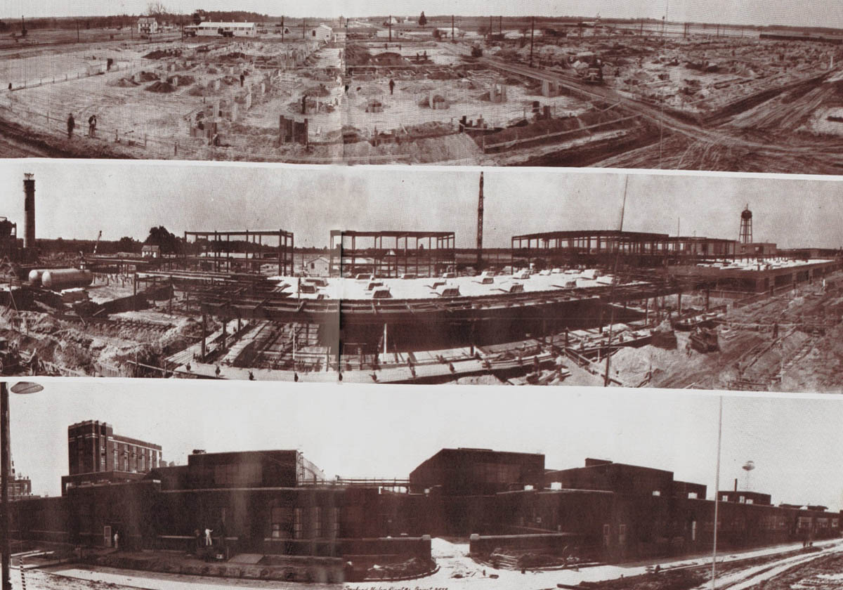 Seaford Delaware Dupont Nylon Plant construction 1939 to 1940