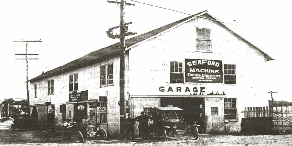 Seaford Machine Works on Market Street Hill near the Naticoke River in Seaford Delaware 1921