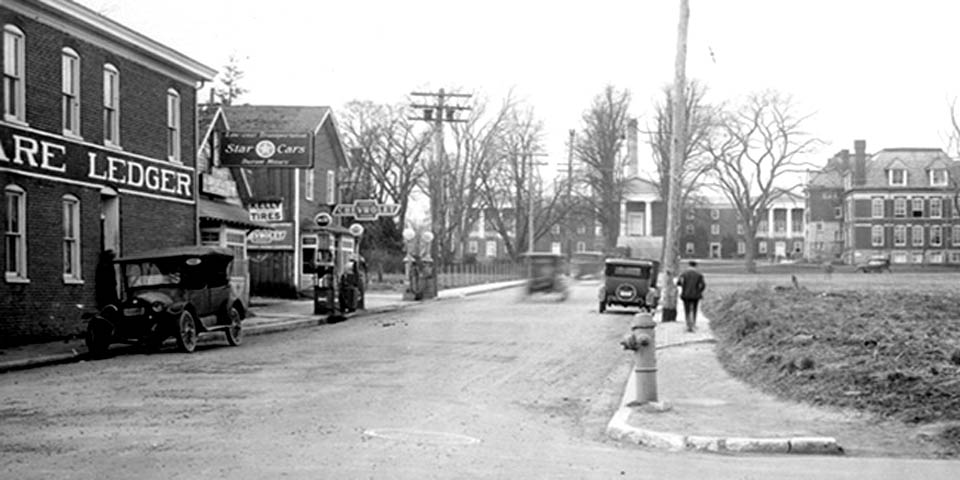 South College Avenue Newark Delaware circa 1920s