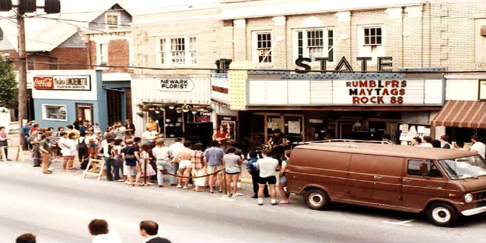 STATE THEATER IN NEWARK DELAWARE MID 1980s