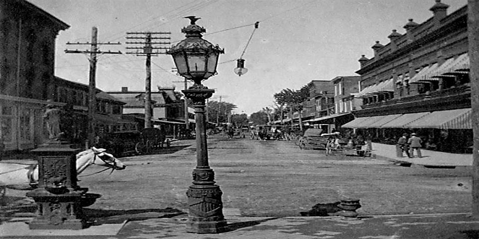 State Street and Loockerman Street Intersection looking West down Loockerman Street in Dover Delaware 1901