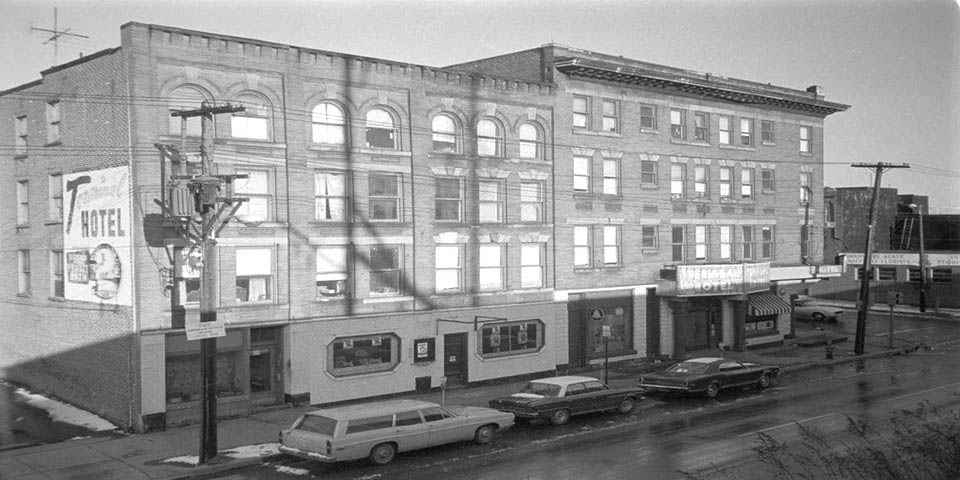 TERMINAL HOTEL ON NORTH FRENCH AND EAST FRONT STREETS WILMINGTON DELAWARE IN 1976