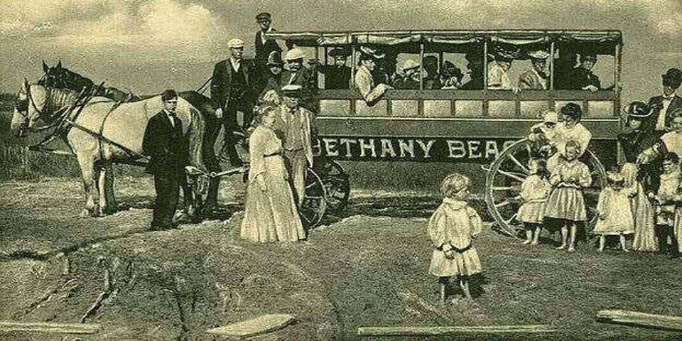 The Bus to Bethany Beach Delaware circa late 1800s