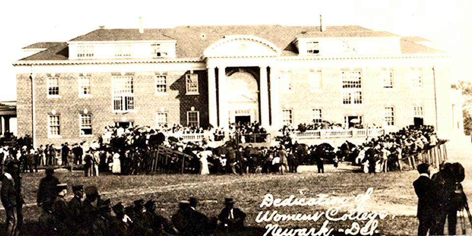 The Womens College of Delaware dedication held at Warner Hall in 1914