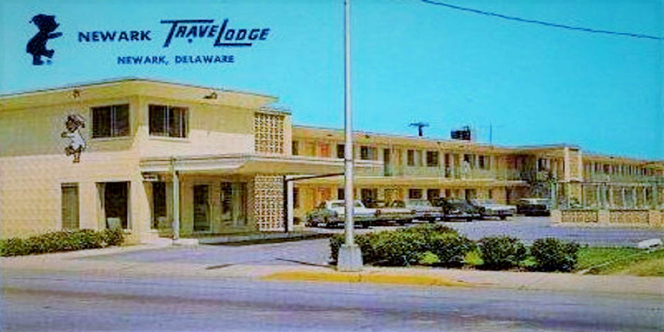 Trave Lodge Main Street in Newark Delaware 1962