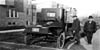 Truck belonging to CH Brice building contractor with Delaware License Tag 140 in Wilmington Delaware 1919