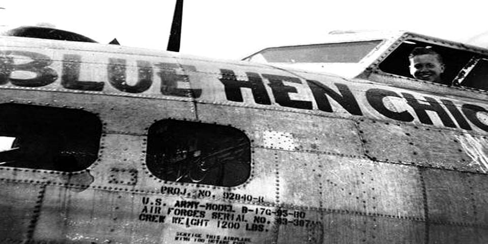 U.S Pilot Ralph L Minker of Delaware during WWII circa 1943-45