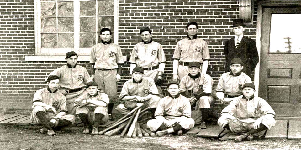 University of Delaware BASEBALL TEAM IN 1908