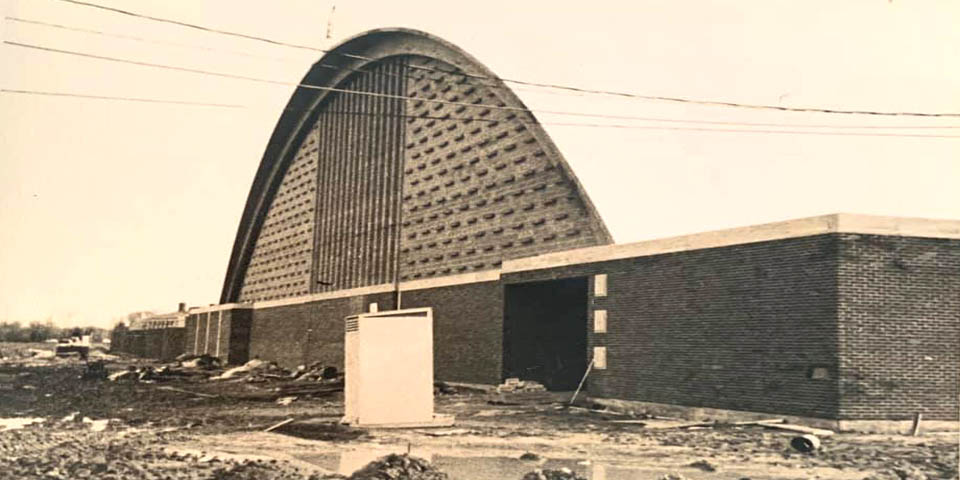 University of Delaware CARPENTER CENTER UNDER CONSTRUCTION 1960s