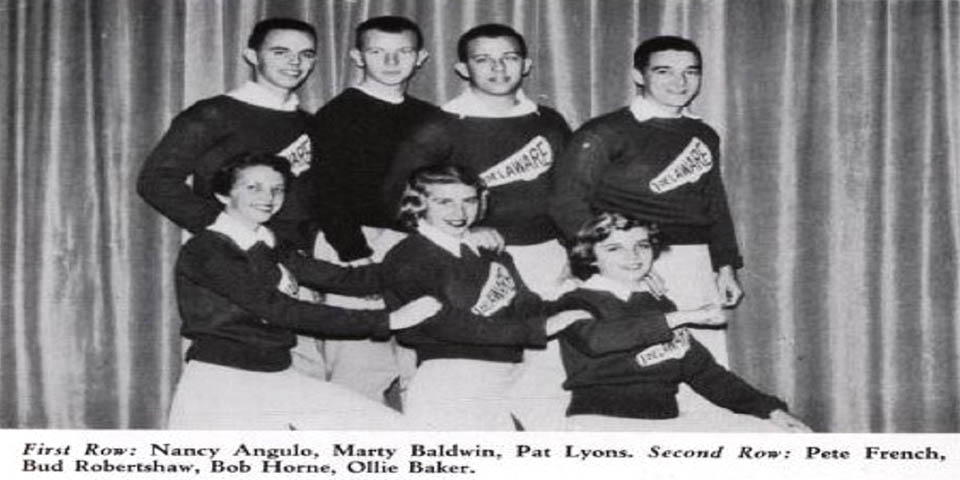 University of Delaware CHEER LEADERS IN 1955
