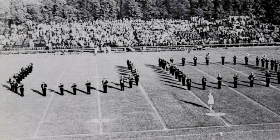 University of Delaware Marching Band 1955