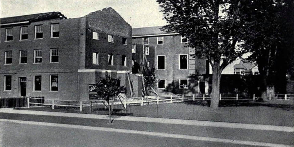 UNIVERSITY OF DELAWARE DORM IN 1917