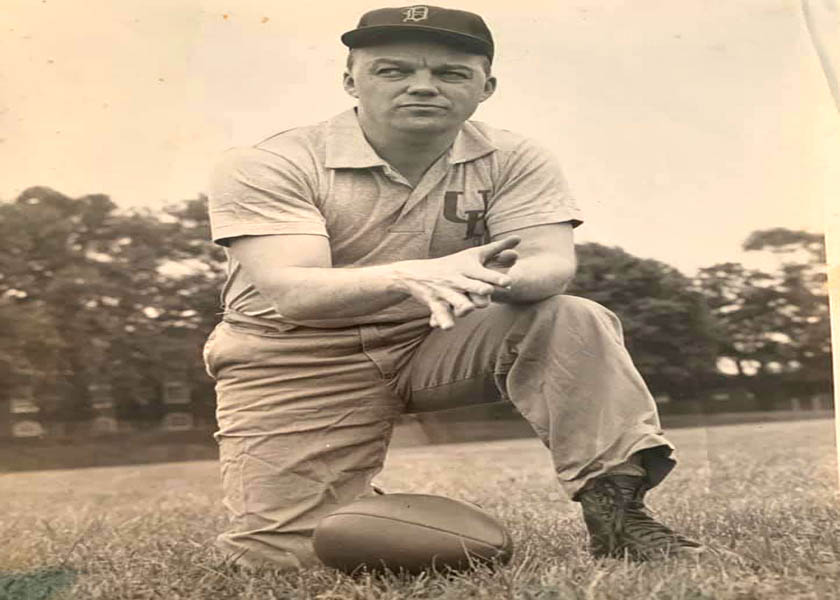 University of Delaware FOOTBALL COACH DAVE NELSON 1960s