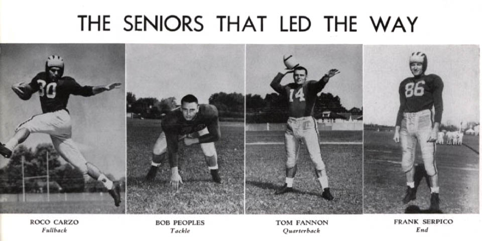 University of Delaware Football Players 1954
