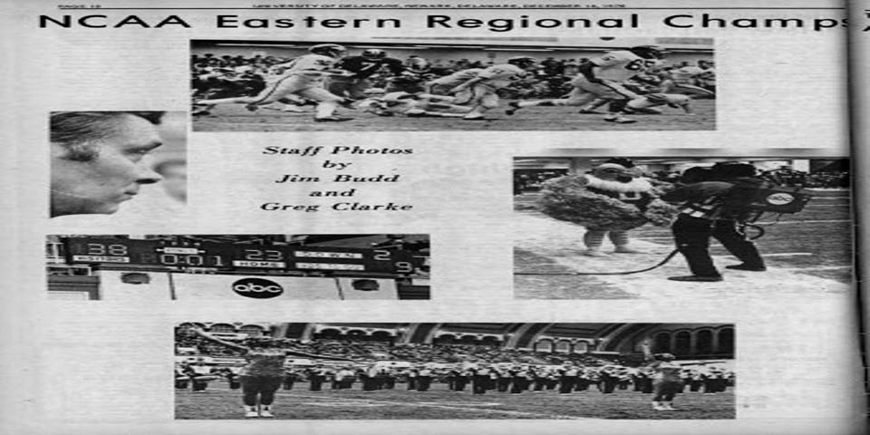 University of Delaware defeated Morgan State in the 1970 Boardwalk Bowl in Atlantic City