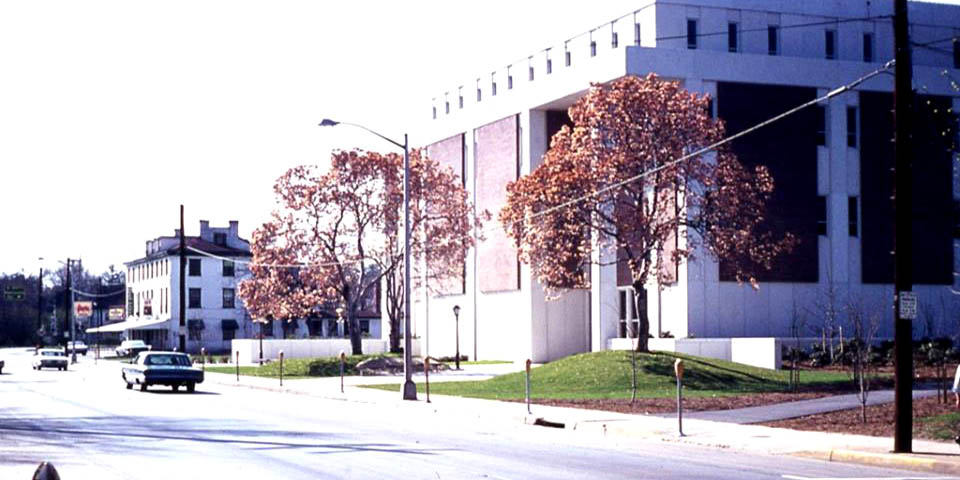 University of Delaware Willard Hall Education Building and Deer Park Tavern - 1970s