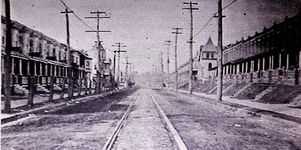 Vandever Avenue in Wilmington Delaware early 1900s