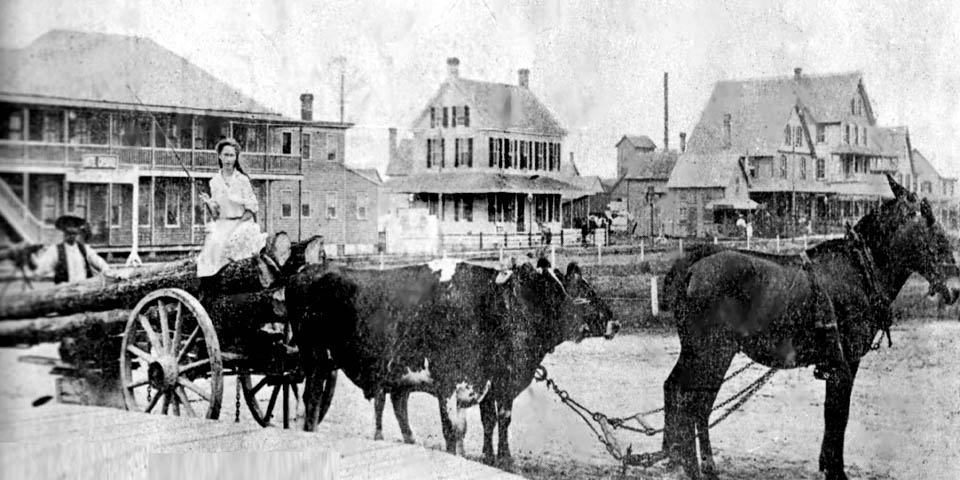 WAGON ON REHOBOTH AVENUE IN REHOBOTH BEACH DELAWARE CIRCA