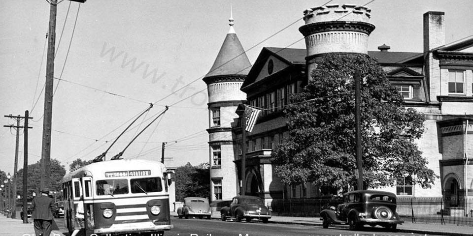 Washington Grammar School number 24 located next to Washington Street Bridge in Wilmington Delaware 1930s