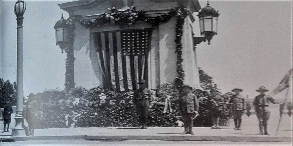 WASHINGTON STREET MEMORIAL BRIDGE DEDICATION IN WILMINGTON DELAWARE ON MEMORIAL DAY MAY 30TH 1922 - 1