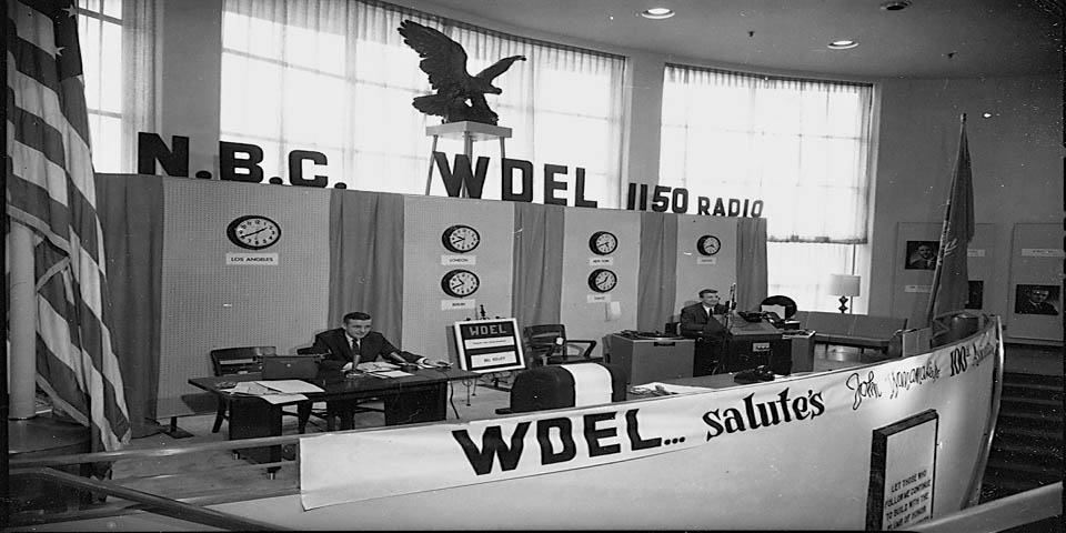 WDEL radio station in Wilmington Delaware 1961