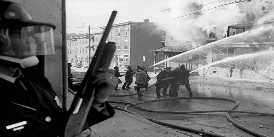 WEST CENTER CITY RIOT FIRES IN WILMINGTON DELAWARE LATE 1960s