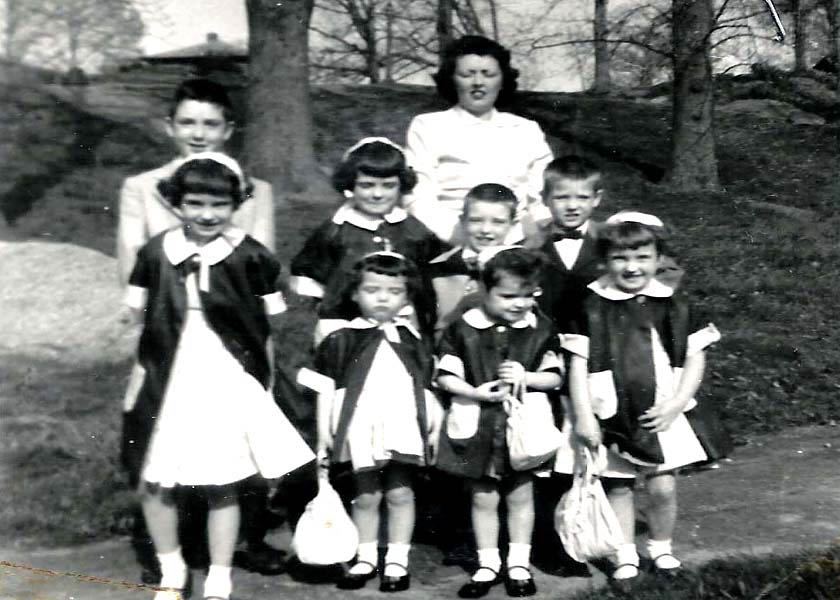 West End Park - later Kosciusko Park - on South Broom Street with the Kelley Family in Wilmington Delaware November 1957