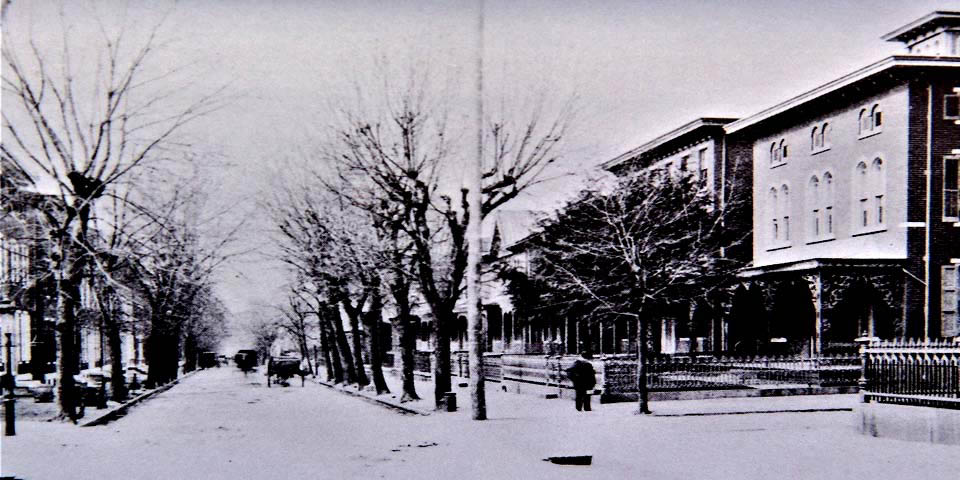 West Street looking from Ninth Street in Wilmington Delaware circa late 1800s