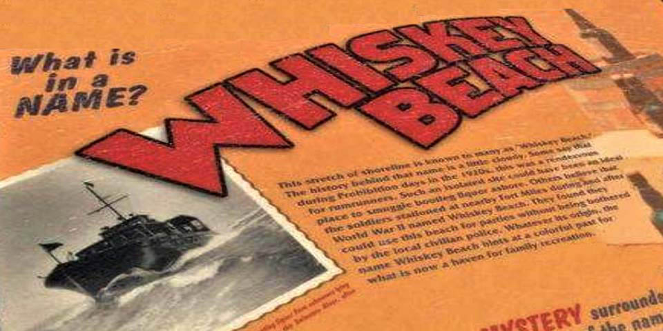 Whiskey Beach Delaware sign
