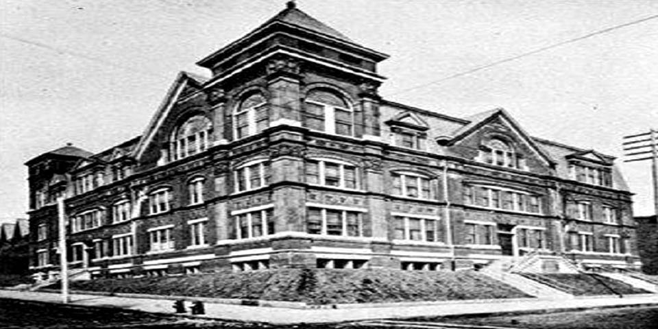 Willard Hall School school number 28 at the northwest corner of Eighth and Adams Streets Wilmington Delaware built in 1899
