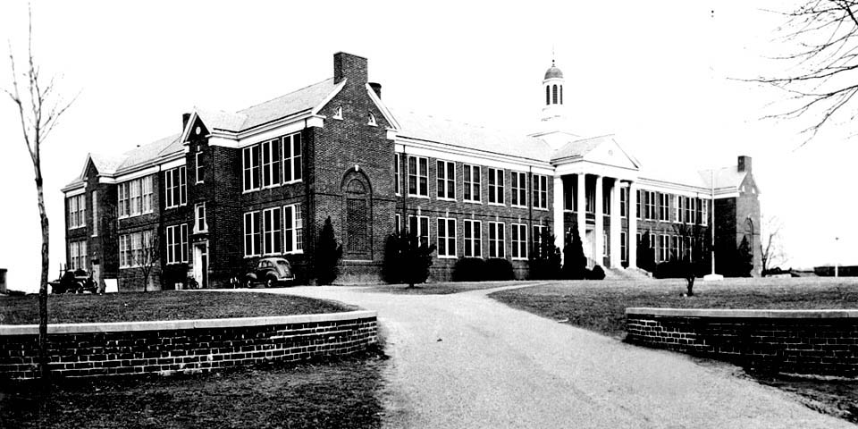 William Penn High School in New Castle Delaware circa 1930