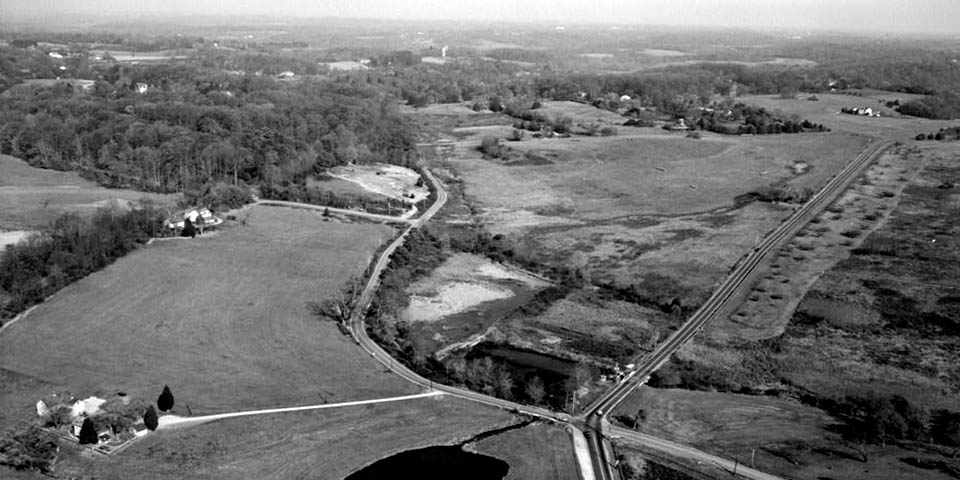 Winterthur Farms Intersection State Routes 92 and 100 in Wilmington Delaware 1930s - 1