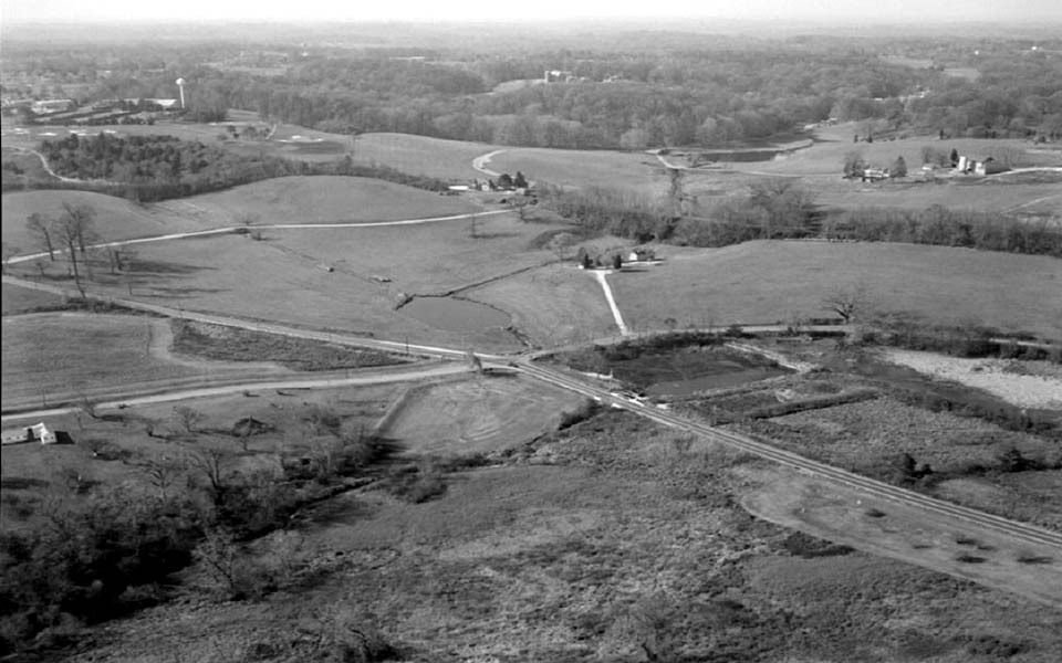 Winterthur Farms Intersection State Routes 92 and 100 in Wilmington Delaware 1930s - 3