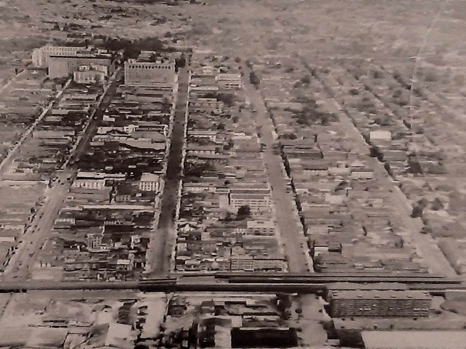 WILMINGTON DELAWARE AERIAL PHOTO SHOWING KING AND FRENCH STREETS IN 1925