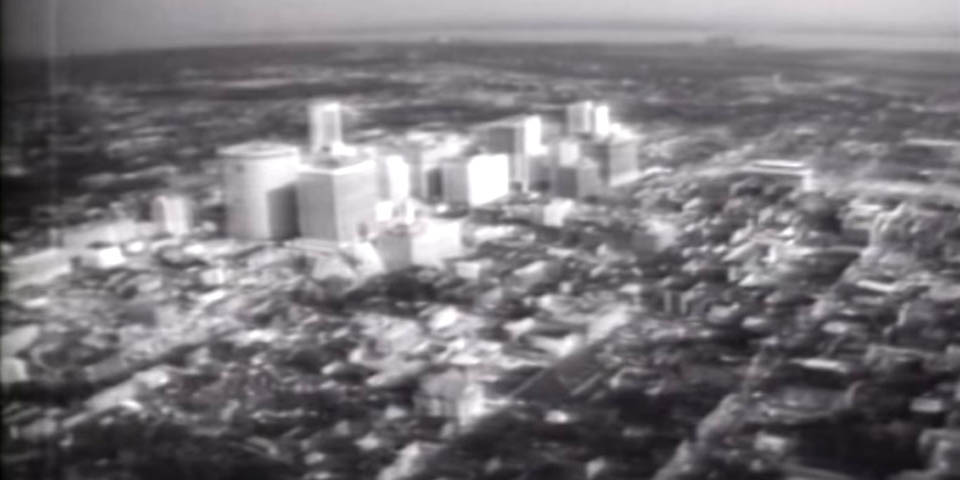 WILMINGTON DELAWARE AREIAL PHOTO CIRCA EARLY 1970S
