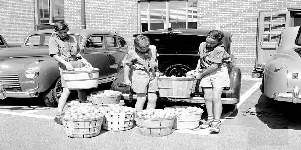 Wilmington Boy Scouts in Wilmington Delaware 1942
