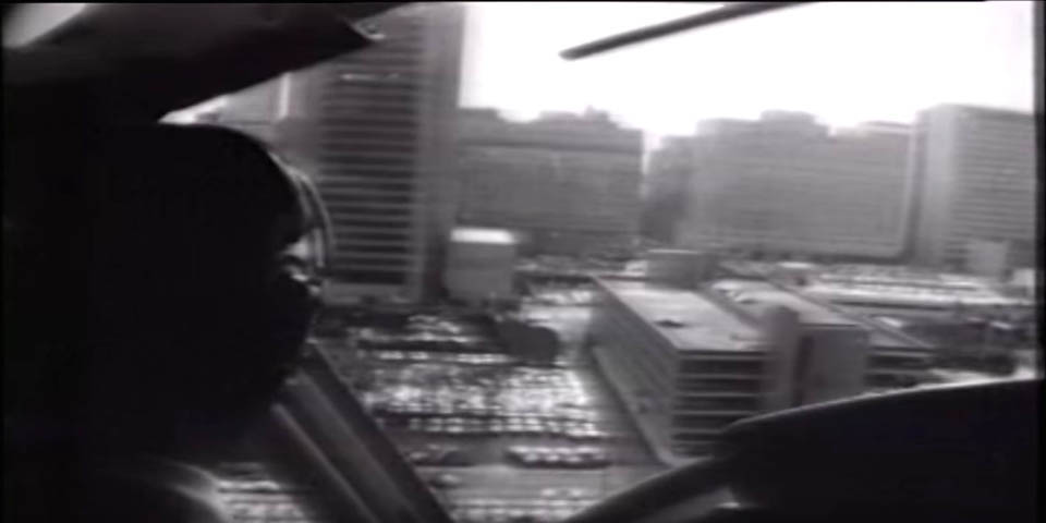 WILMINGTON DELAWARE FROM A HELICOPTER CIRCA EARLY 1970s