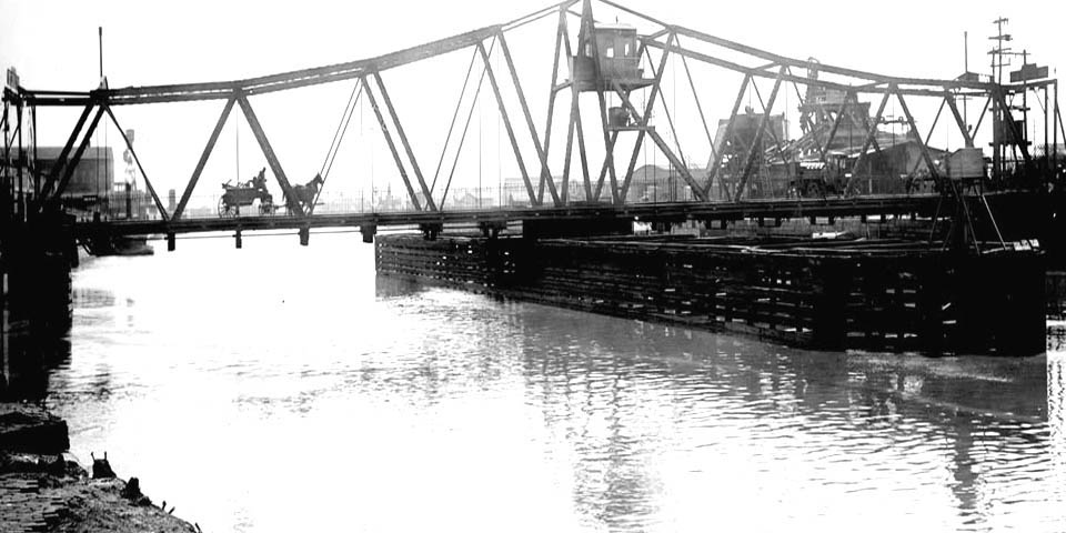 Wilmington Delaware Christina River Bridge in April of 1926