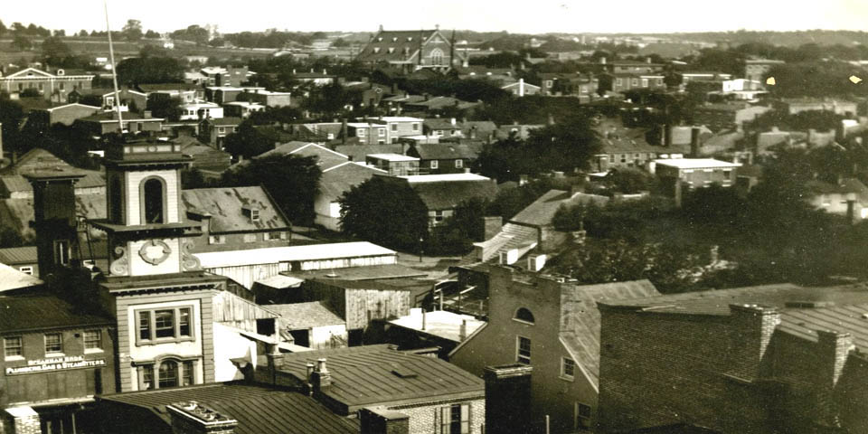 Wilmington Delaware Clayton House Rooftop circa 1880 - 2