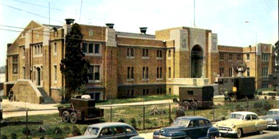 Wilmington Delaware Little Italy section Armory in the early 1950s
